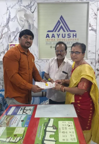 #103 Spot Deed Handover - Document Handover at Aayush Infra