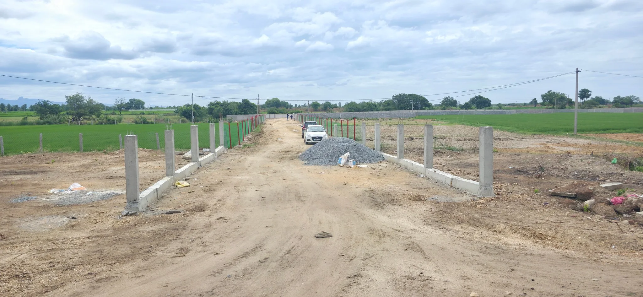 Internal 30-40 ft Concrete Road Corridor and Leveling at Elite Gardens - 1