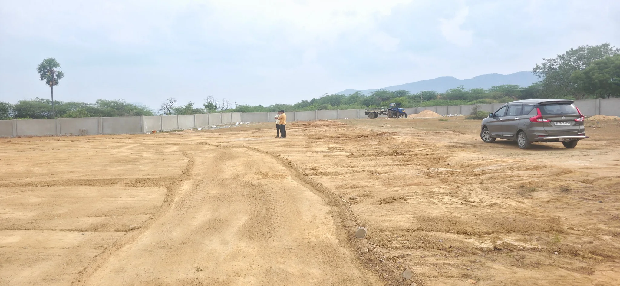 Layout Boundary Demarcation & Wide Internal CC Roads at Elite Gardens - 2