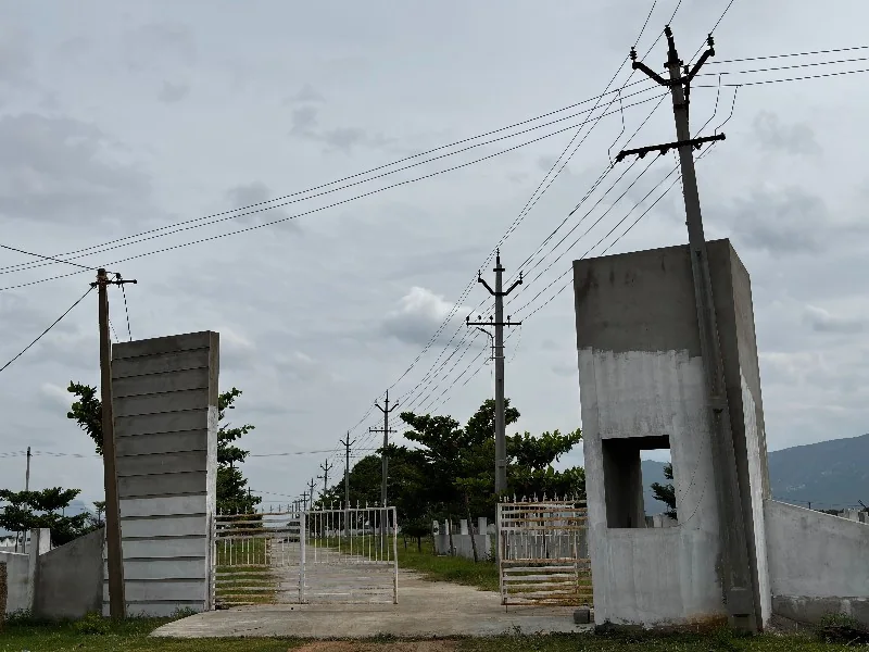 Internal cement roads at Sai Paadam-2 plotted venture